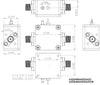 Low Noise Amplifier 1.8dB NF 6GHz to 11GHz 19dB Gain 16.5dBm P1dB SMA