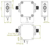 Bias Tee Broadband 10 MHz to 6 GHz (Max. 1.2A 100V DC)