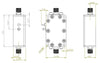 Low Noise Amplifier 0.85dB NF 5250M~5455 MHz 39dB Gain 19dBm P1dB SMA - 2 Stage High Gain