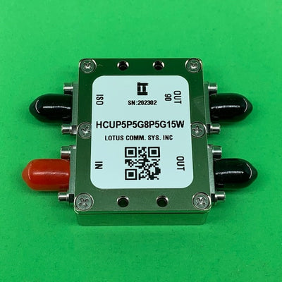 Hybrid 90 Degree 3dB Coupler 5.5G to 8.5GHz 15W