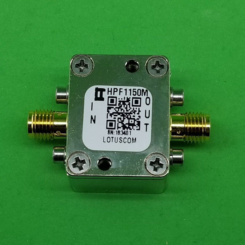 High Pass Filter (LTCC Construction) HPF1150M Pass Band 1220M - 4500MHz