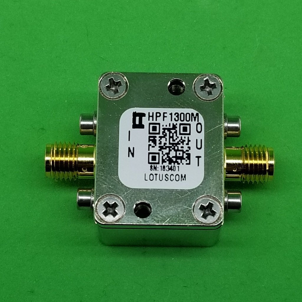 High Pass Filter (LTCC Construction) HPF1300M Pass Band 1400M - 5000MHz