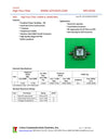 High Pass Filter (LTCC Construction) HPF13P2G Pass Band 14.3G - 18.5 GHz