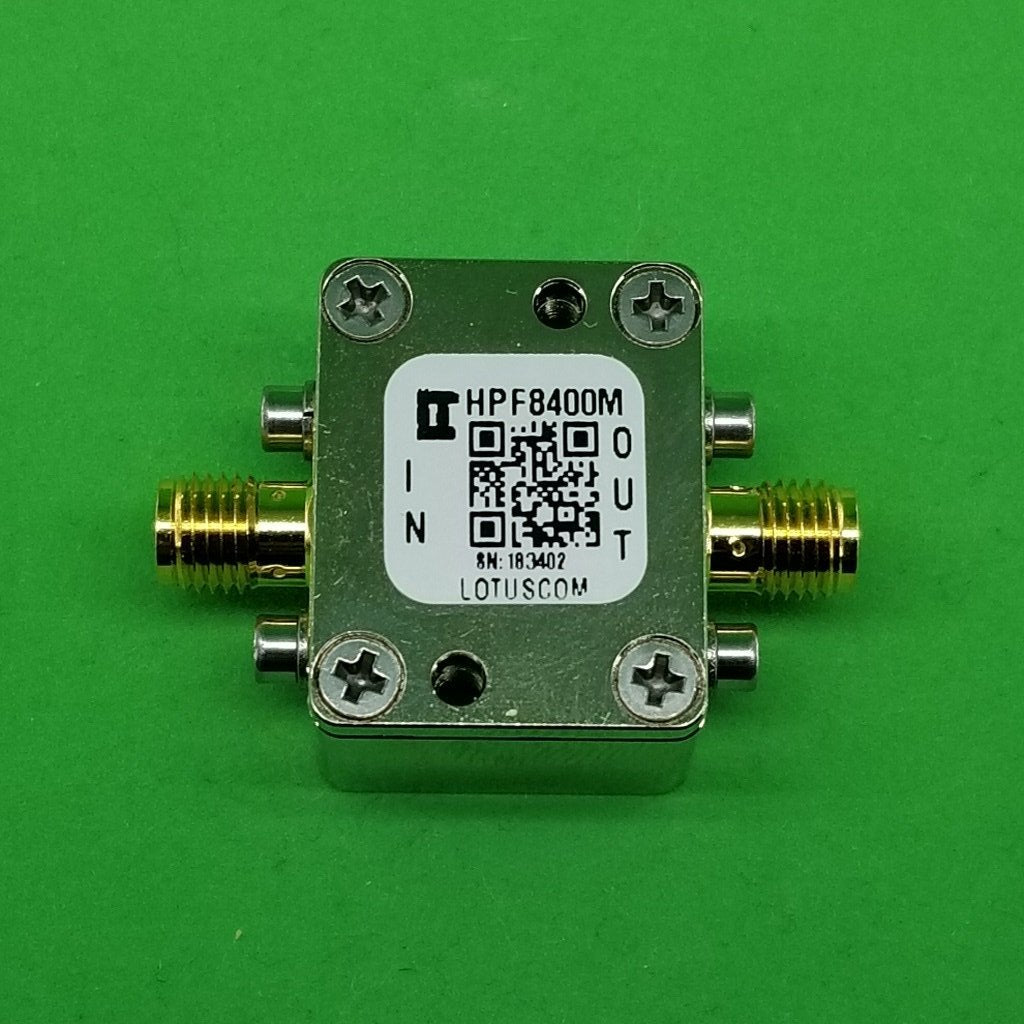 High Pass Filter (LTCC Construction) HPF8400M Pass Band 9G - 13GHz