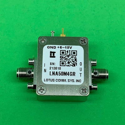 Broadband Low Noise Amplifier 0.8dB NF 50MHz to 4GHz 18dB Gain with LDO