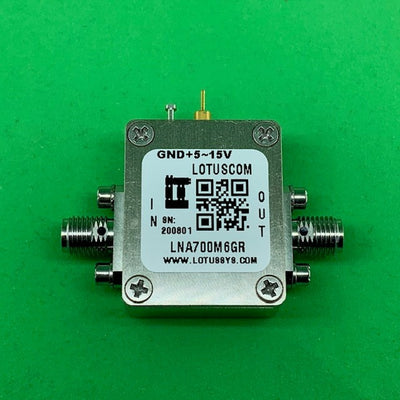 Broadband Ultra Low Noise Amplifier with LDO 0.4dB NF 0.7~6GHz 20dB Gain SMA