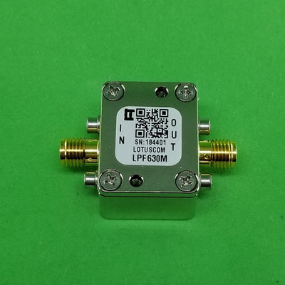 Low Pass Filter LPF630M (LTCC Construction) Pass Band DC-630 MHz