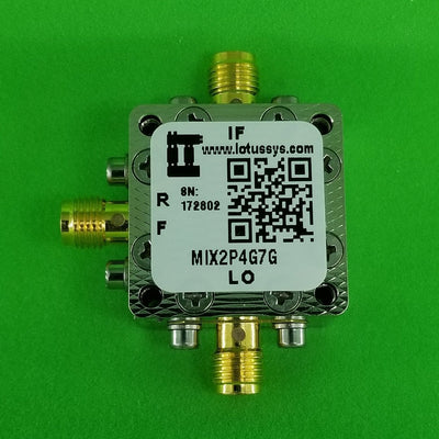 Passive Frequency Mixer (MIX2P4G7G) 2.4G - 7GHz RF and DC - 3G IF