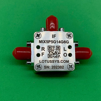 Passive Frequency Mixer (MIX5P5G14G6G) 5.5G - 14GHz RF and DC - 6G IF