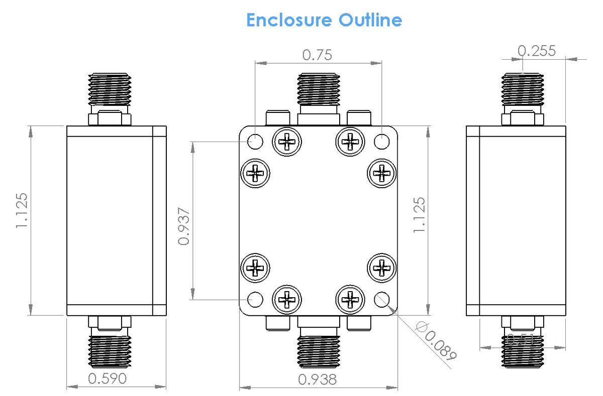 Limiter 30 - 3000 MHz (+12 to 30 dBm)