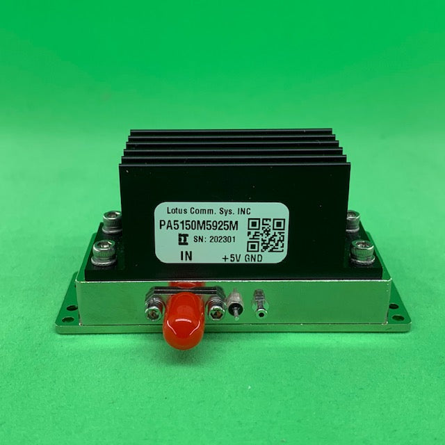 Power Amplifier 4W 5150 to 5925 MHz 33dB Gain 35dBm P3dB SMA