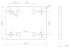 RF Enclosure Kit for 0.062" PCB (size 0.8"x0.99") 75 Ohm N 2 Active Power Input