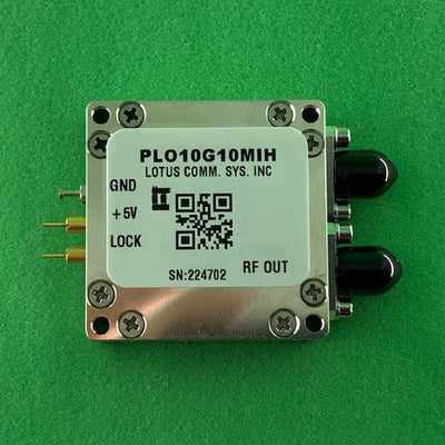 10 GHz Phase Locked Oscillator 10 MHz Internal Ref. High RF Output