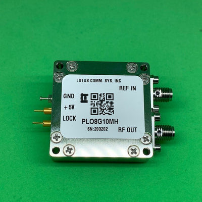8 GHz Phase Locked Oscillator 10 MHz External Ref. High RF Output