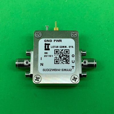 6UDE2W6H41SMAA2 Enclosure Kit for 0.020"/0.5mm PCB (size 0.5625"x0.75") 2 SMA Active 0.48" Height