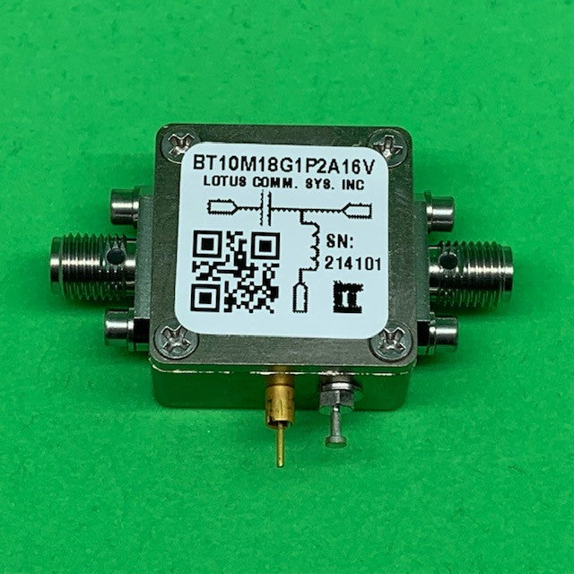 Bias Tee Broadband 10 MHz to 18 GHz (Max. 1200mA) 16V DC